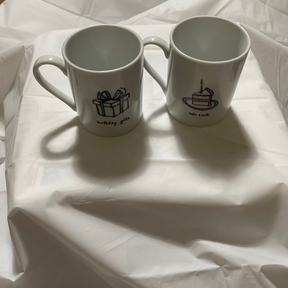 I. Godinger‎ & Co Birthday Celebration Mugs Set o 2 - Picture 6 of 8